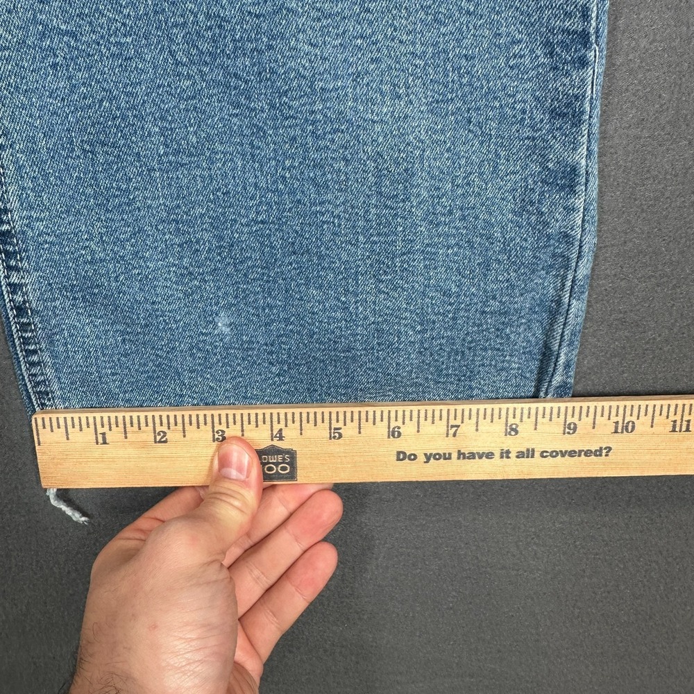 PacSun Jeans Womens 25 Blue Denim Stretch Low Rise Cargo Flare Comfort Classic - Picture 9 of 9